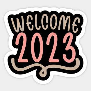 welcome 2023 Sticker